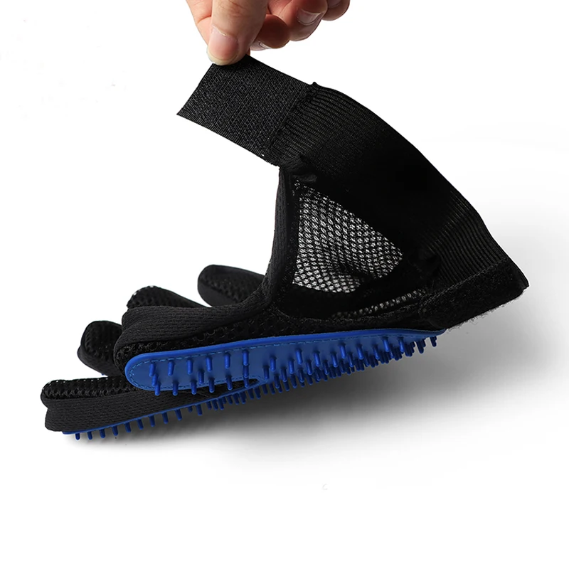 Cat Gloves Silicone Pet Grooming Glove For Cats Hair Brush