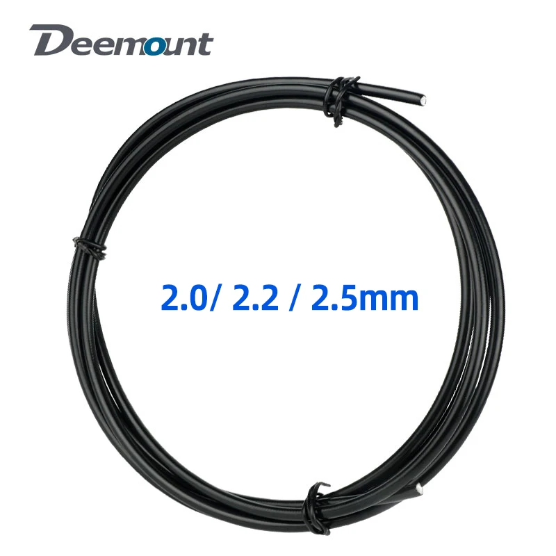 2.5/5.0m Hose Inner Dia. 2.0 2.2 2.5mm for Bicycle Hydraulic Disc Brake Fits BH59 BH90 Sram Magura Tektro 3 Layers Oil Tube Pipe brake pipe hose bicycle disc brake hose motorcycle brake hose
