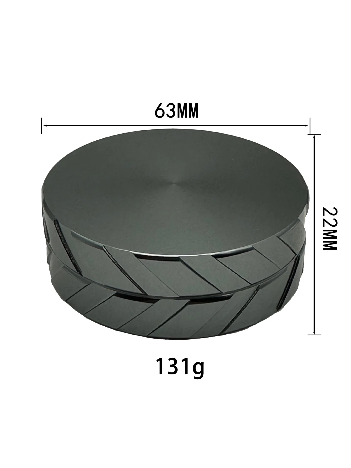 Aluminum CNC Diameter 63MM 2 Layer Tire Seal Shape Roller Smoke Mill Herb Grinder Cartoon Tobacco Grinder Smoking Accessories 2