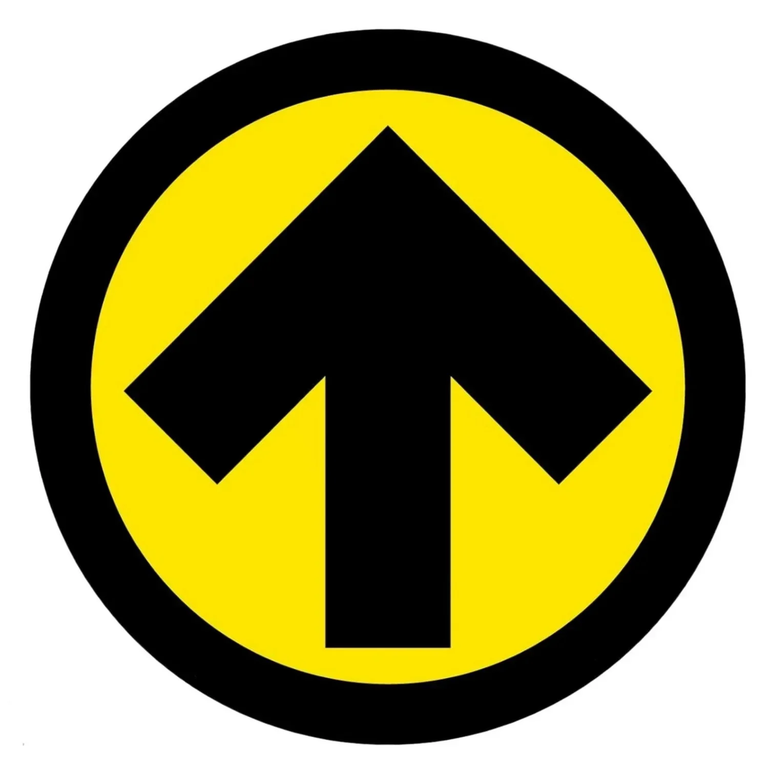Metal Round Plate Traffic Safety Warning Sign - Waterproof, Anti-Fade Tin Sign