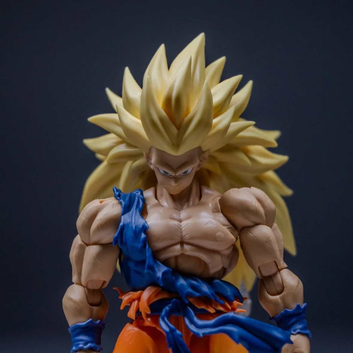 ZD Studio Dragon Ball SHF SSJ3 Vegito Bardock Goku Black Head