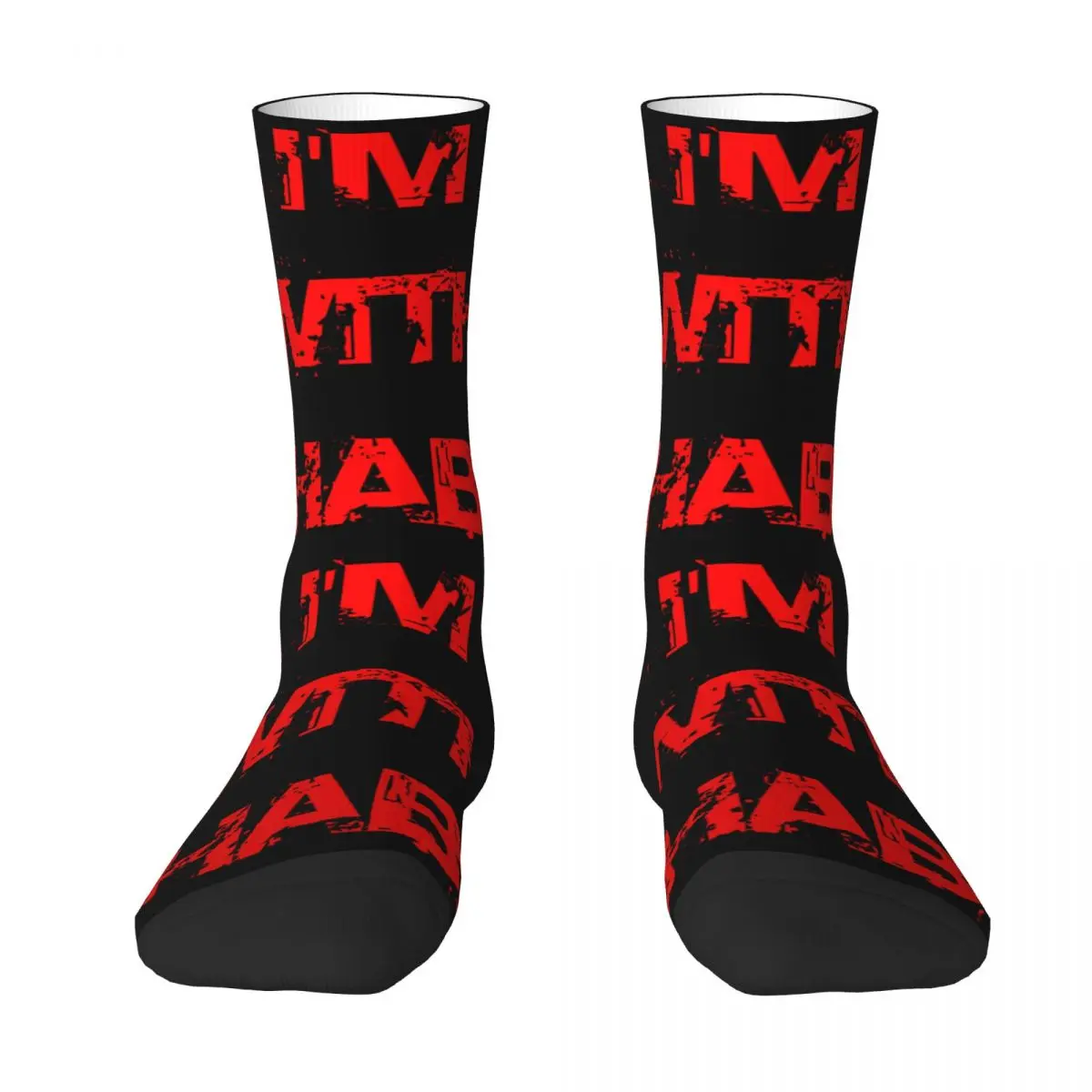 

I M With Khabib Tshirt Khabib Nurmagomedov Socks Graphic Cool Humor Graphic Color contrast Infantry pack Elastic Stockings