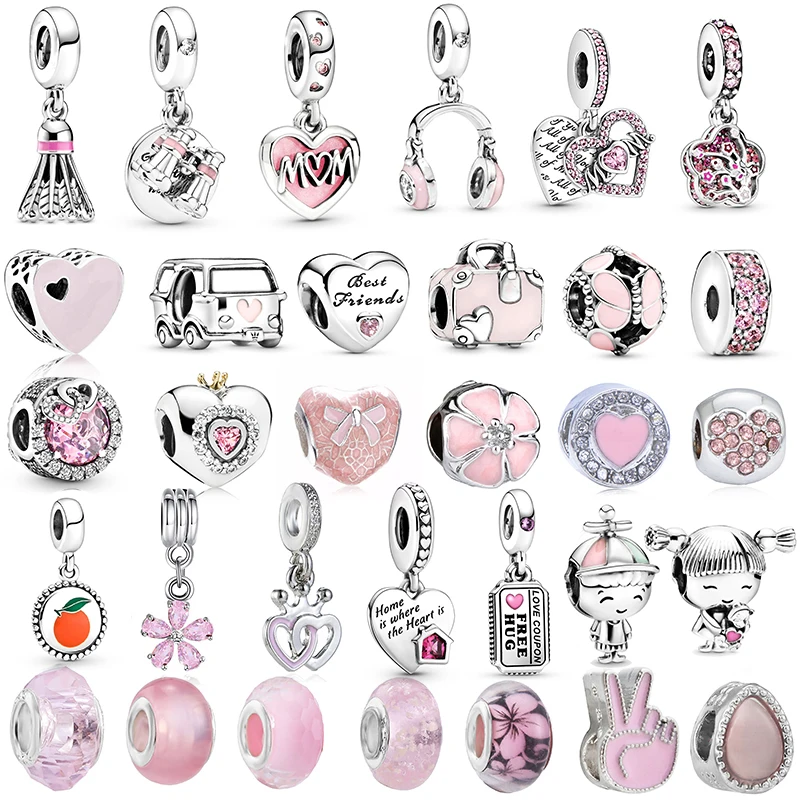 

2 шт., серебристые бусины-шармы для браслетов и ожерелий