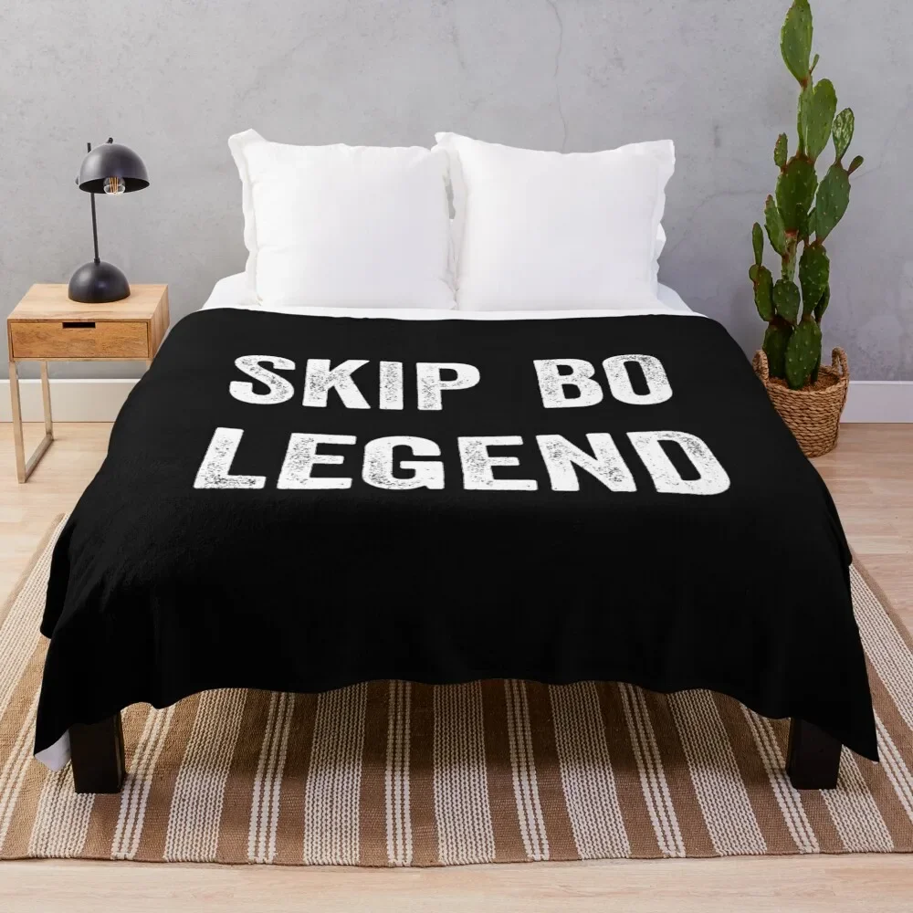 Skip Bo Legend Best Skip Bo Card Game Player Gift Throw Coperta Peluche Gigante Divano Coperte