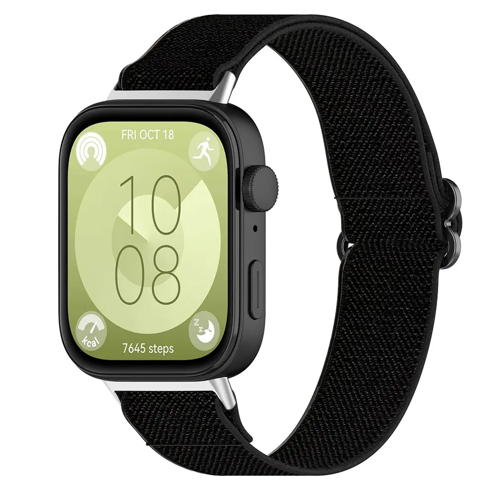 Nylon Loop Strap for Smart Watch - Adjustable Replacement Bracelet in Vibrant Colors