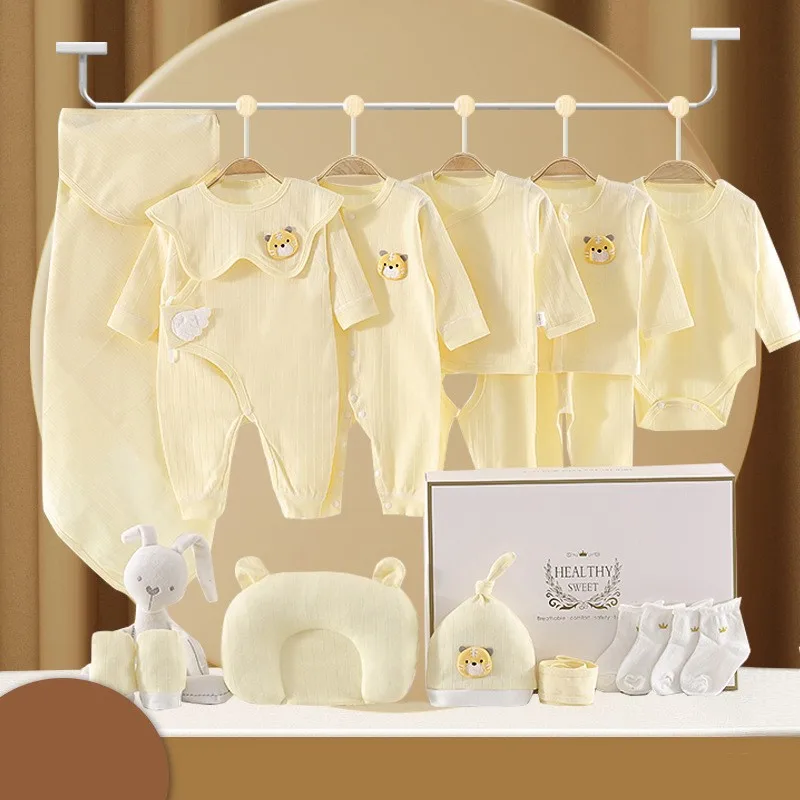 Pure Cotton Newborn Clothes Baby Clothing Suit 0-6M Kids Unisex