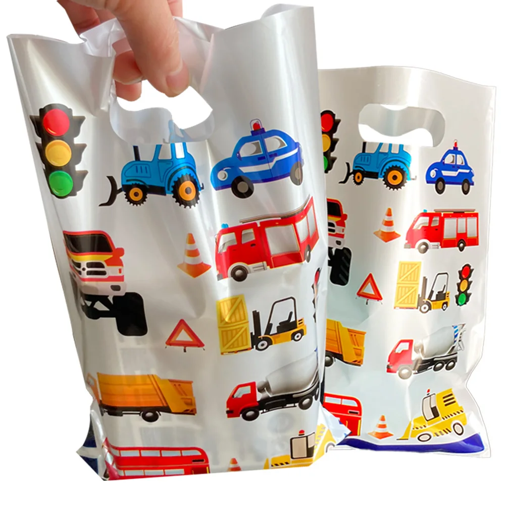30 Stück Ingenieur-Party-Geschenktüten Geburtstag Verkehr Fahrzeug Thema Geschenktasche Bau Goodie-Bags Schul-Süßigkeitentüten