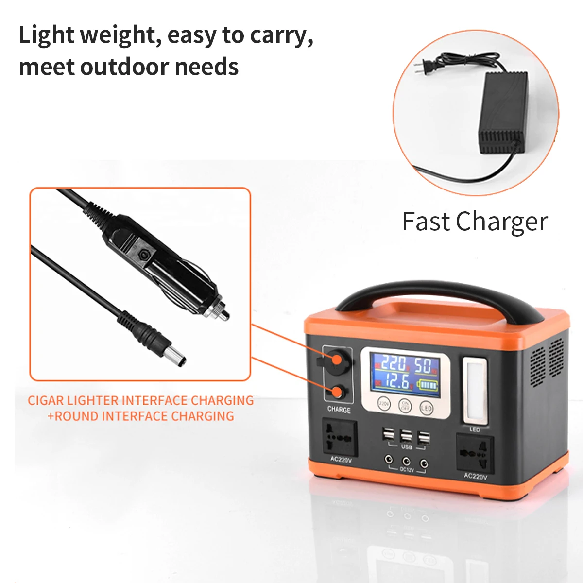 YYHC-ODM Portable High Capacity Foldable Waterproof 300W Solar Battery Charger Travel Mini Solar Powerbank/