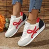2024 New Trend Round Head Deep Mouth Walking Shoes Light Versatile Breathable Cross Lace Casual Sports Shoes Zapatos De Mujer 2
