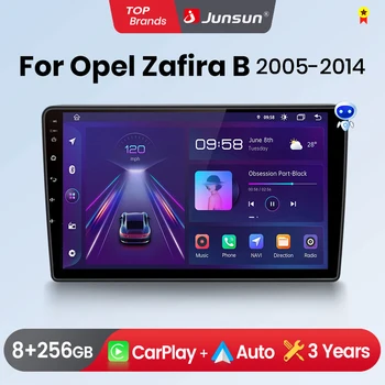 Junsun -Radio Multimedia con GPS para coche, sistema inteligente con Android, CarPlay, para Opel Zafira B Astra H 2005, 2007-2014 1