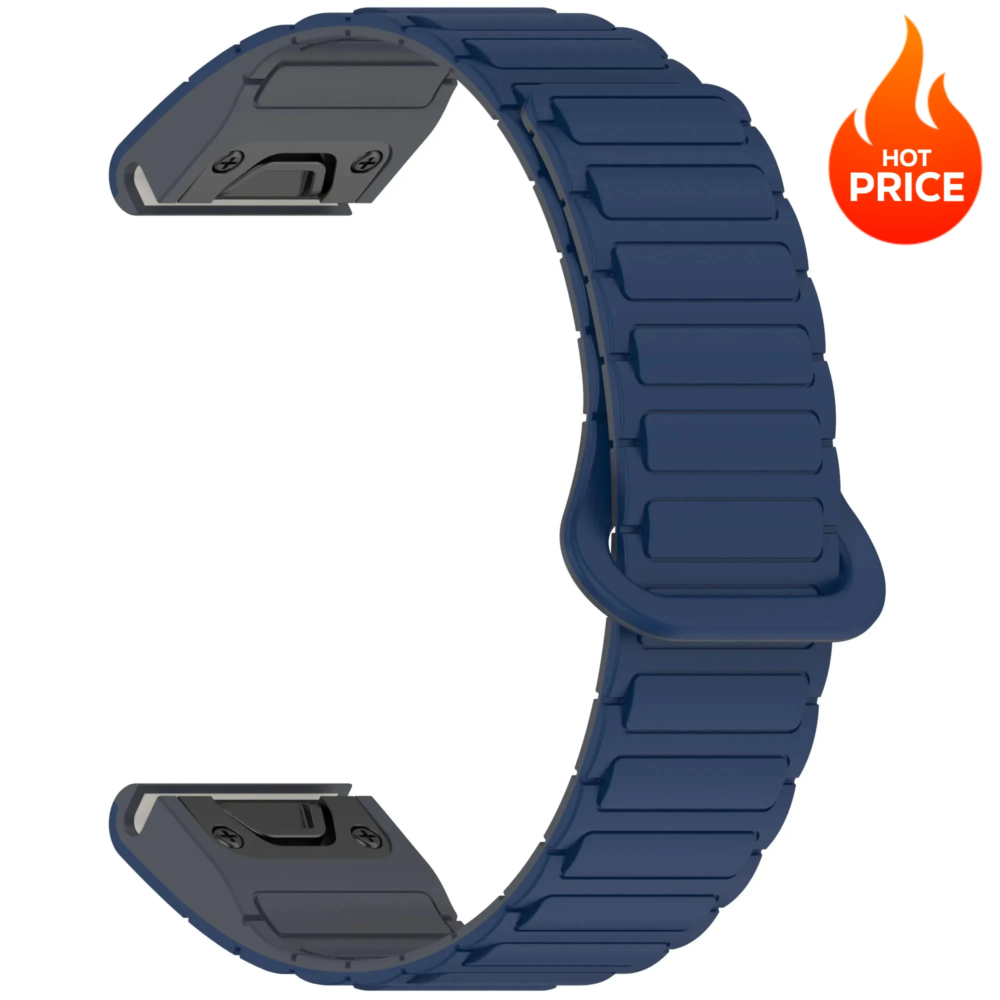 Enhanced Silicone Magnetic Bracelet with QuickFit Adjustment