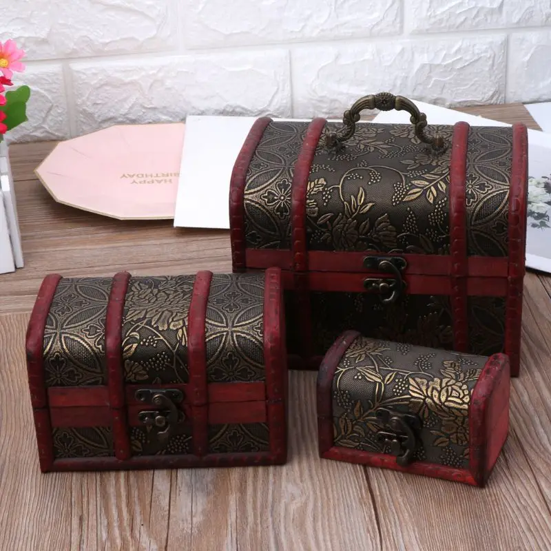 

3Pcs Box Gift Home Decor Trinket Jewelry Holder for Women Display for C