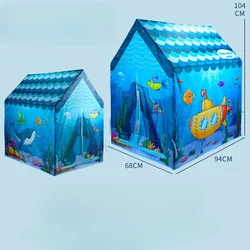 Kids' Adventure Playhouse Tent - Indoor & Outdoor Fun Toddler Gift (Ocean)