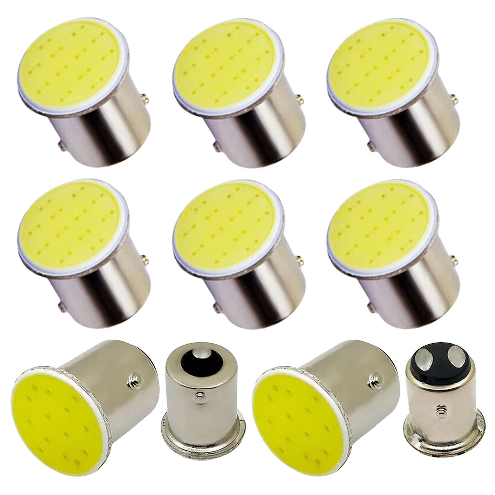 ڵ   극ũ LED COB 12 SMD 1156 BA15S 1157 BAY15D CanBus ȣ , 180LM ְ  , 6000K, 10 
