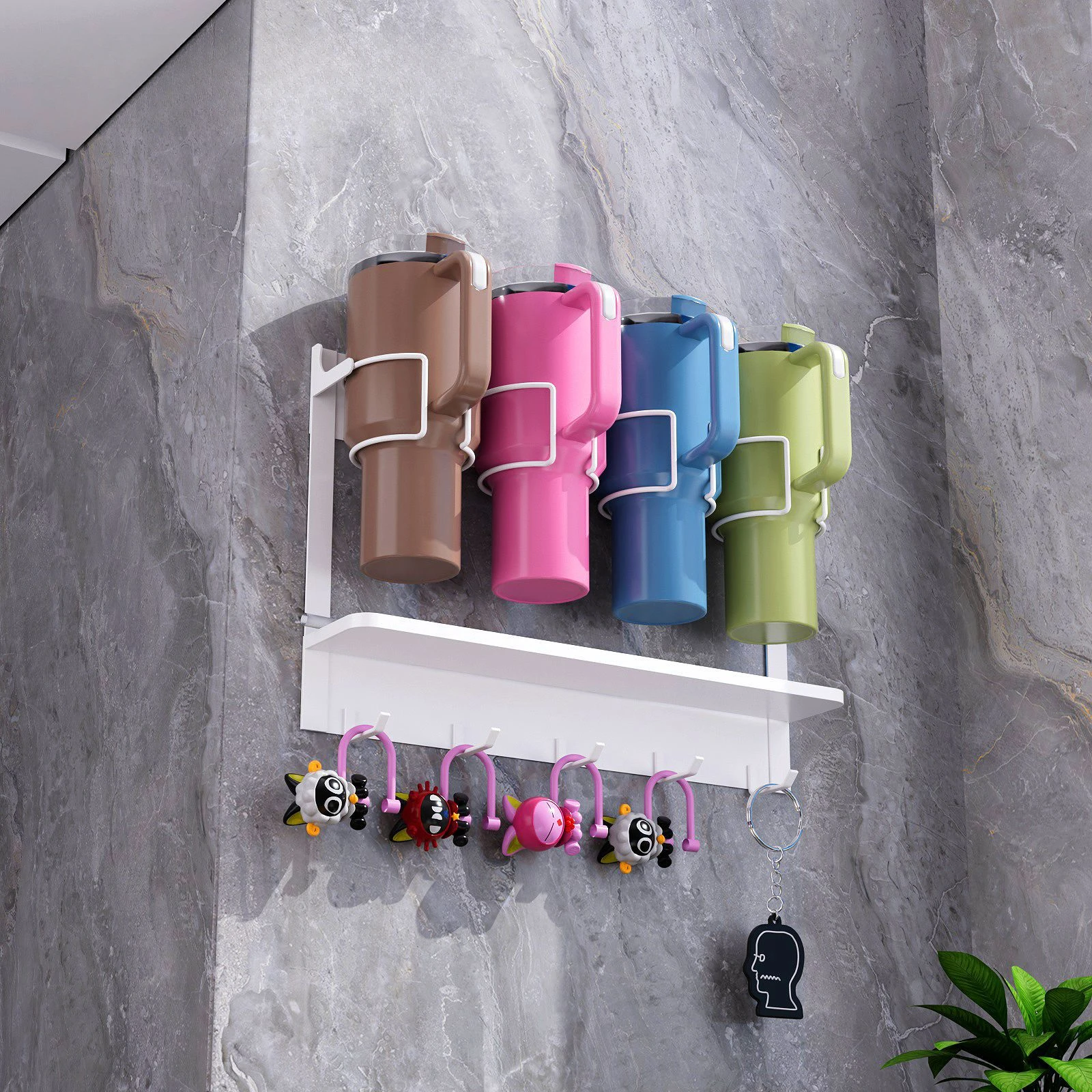 New Water Cup Holder Magnetic Storage Holder Cup Storage foe home /kitchen