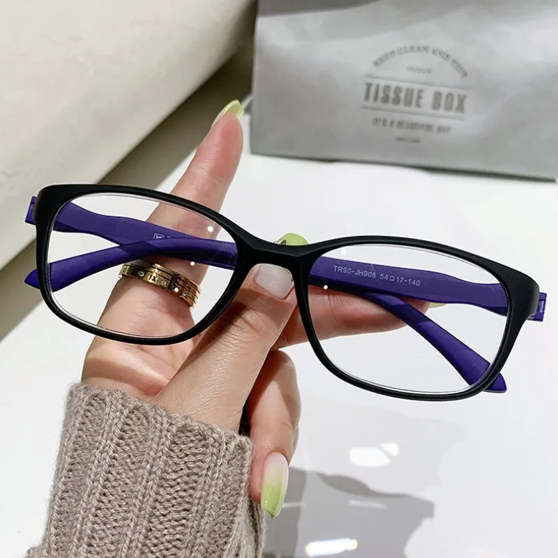 

Unisex Women Men Presbyopic Glasses Blue Light Blocking Far Sight Eyewear Retro Finished Optical Reading Glasses Diopter To +4.0