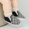 Classic Baby Boys Girls Plaid Canvas Shoes Non Slip Soft Bottom Board Shoes Lightweight Comfortable Outdoor Toddler Shoes 6