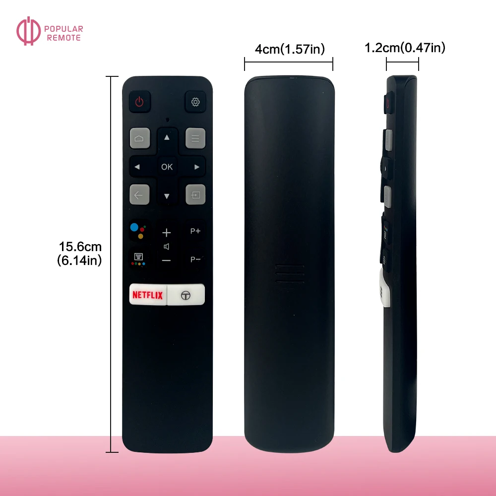 Новый голосовой пульт дистанционного управления RC802V FUR7 подходит для TCL TV 40S334 50S434 55S434 75S434 40S330 70S430 32S334 55S435 50S435 43S43432S6500A 65P8S (art.: 3920c3cbda4fd) - 3920c3cbda4fd