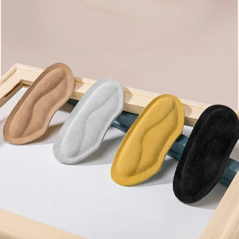 Heel Stickers Heel Protectors Sneaker Shrinking Size Insoles Anti-wear Feet Shoe Cushion Inserts Adjust Size High Pad 1Pair