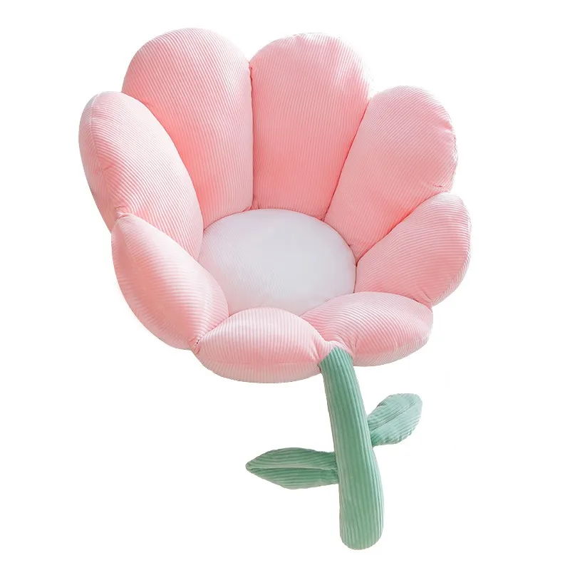 Nice Stuffed Flower Cushion Girly Room Decor Simulated Pink Flower Pillow Maple Leaf Cushion Home Office Seat Pillow Girls Gifts доска разделочная tropical leaf pink 30 х 20 см