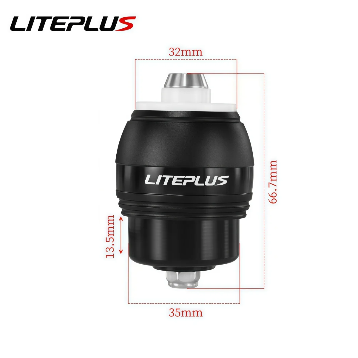 브롬톤 접이식 자전거 충격 흡수 장치용 LITEPLUS 알루미늄 리어 서스펜션 업그레이드 키트(블랙/레드/실버/퍼플/핑크)