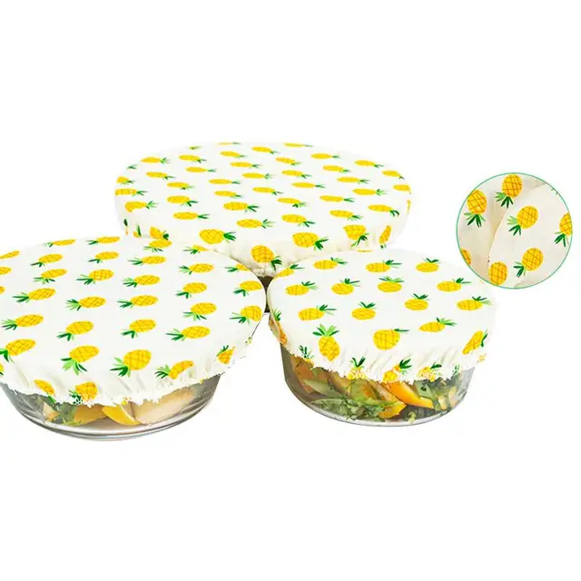 Cotton Bowl Cover for fresh and eco-friendly food storage