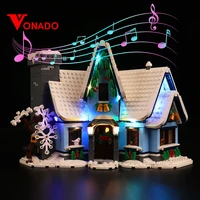 Vonado LED Light Kit For 10293 Santa’s Visit Building Blocks Set (NOT Include the Model) Bricks DIY Christmas Gift Toys 1