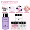 40ml Crystal Liquid With 45ml Acrylic Powder Set Lnclude Pink White Transparent Acrylic Powder Kit Suitable Beginner Nail Kit 4