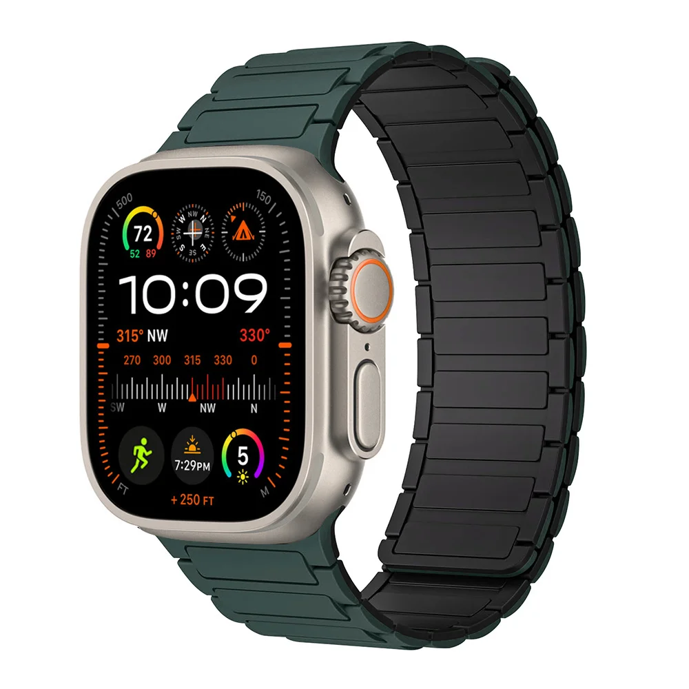 Magnetic Silicone Link Bracelet