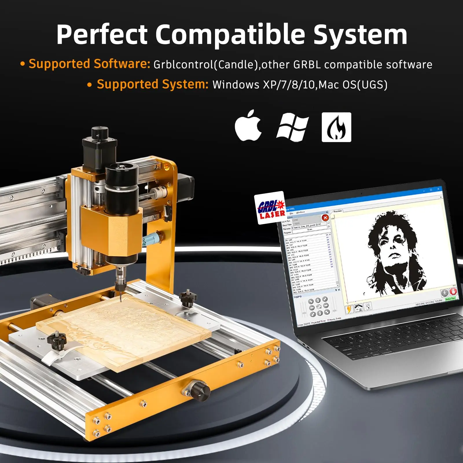3018 Pro Ultra CNC Router 500W All-Metal Engraver Machine Limit