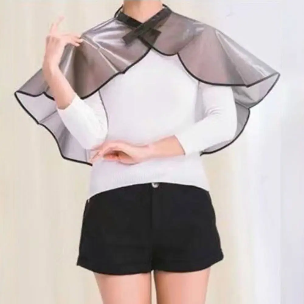 PVC 방수 헤어 염색 앞치마 전문가용 유니섹스 헤어 컬러 케이프 샴푸 케이프