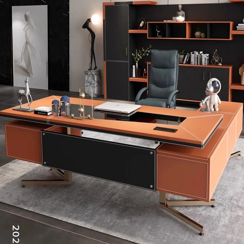 Computer Height Office Desk Studying Makeup Adult Nordic Office Desk Modern Storage Mesas Para Ordenador Bussiness Furniture