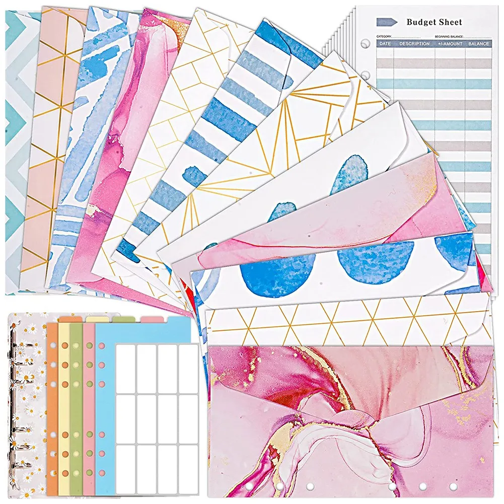 

Конверты для денежных средств, органайзер для финансов, многоразовый чехол, бюджетные конверты, трекер затрат, Бюджетный лист, экономия