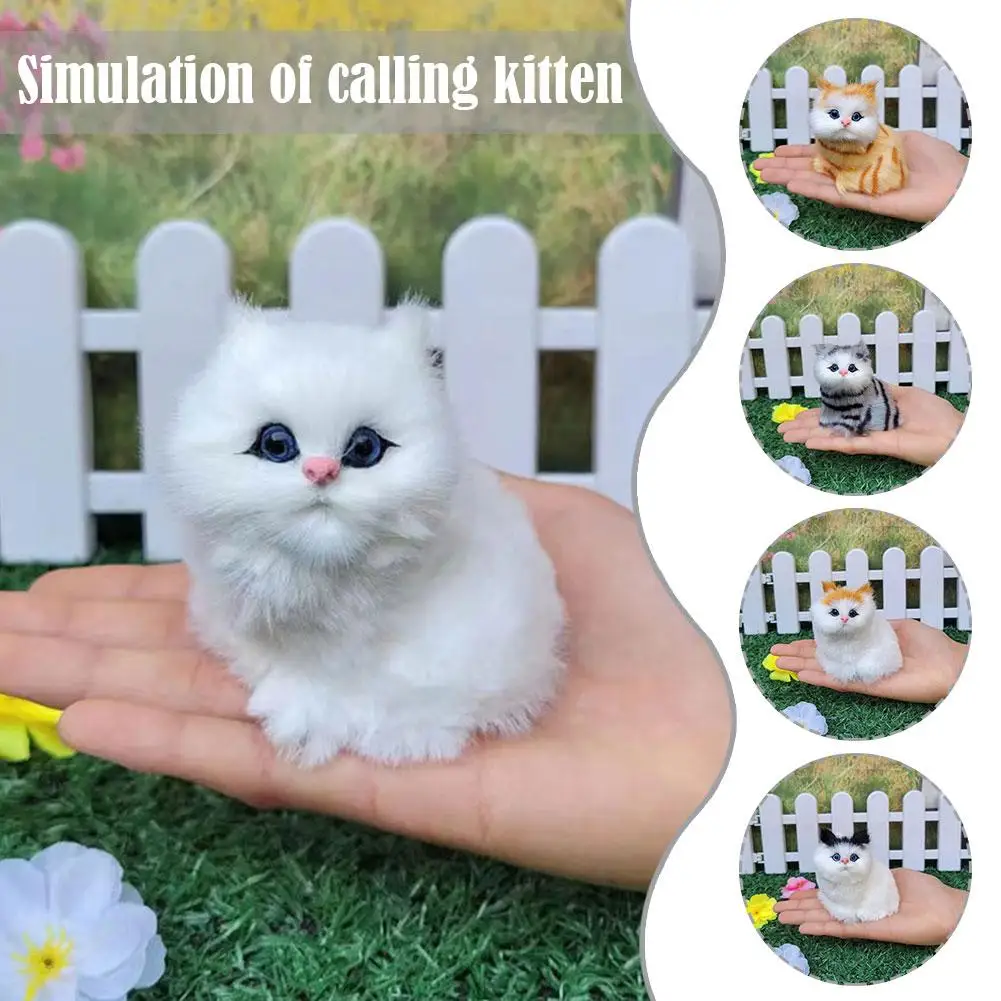 Cute Plush Kitten Toys That Can Walk Bark Delie And Toys Children's Simulate Toys Plush And Move Q6r5 2