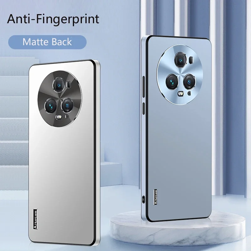 Matte Black Shockproof Anti-Drop Phone Case with Metal Camera Protection