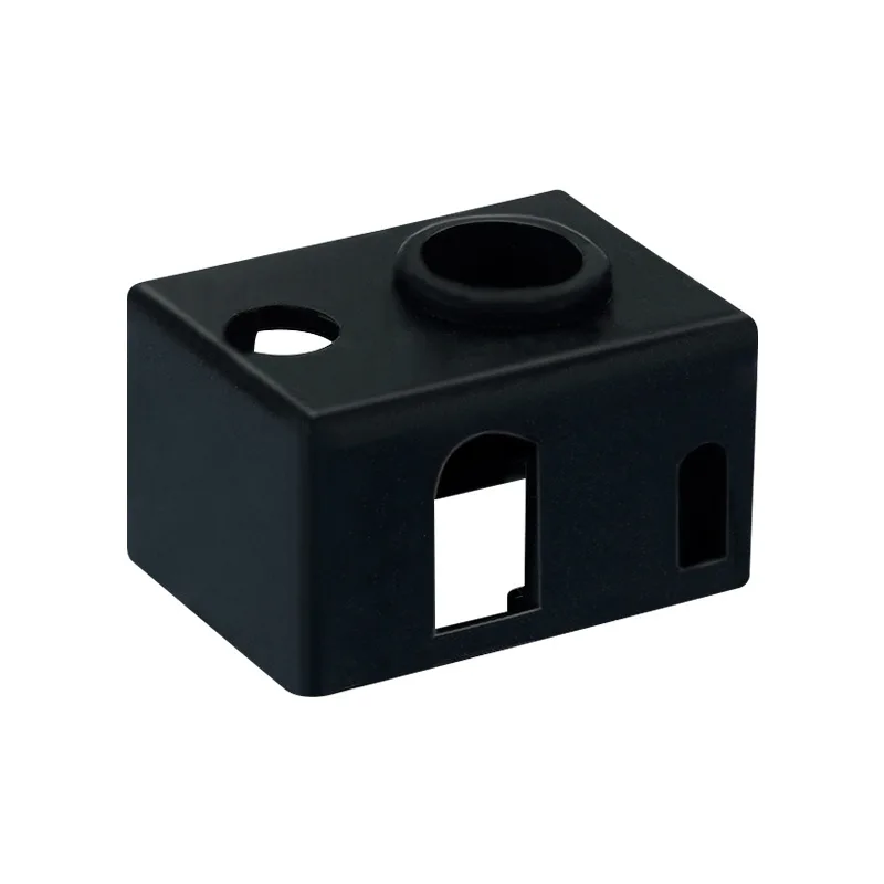 3pcs E3D V6 PT100 가열 블록 실리콘 양말 커버 PT100 V6 열 블록 따뜻한 유지 커버 3D 프린터 부품 보호 양말