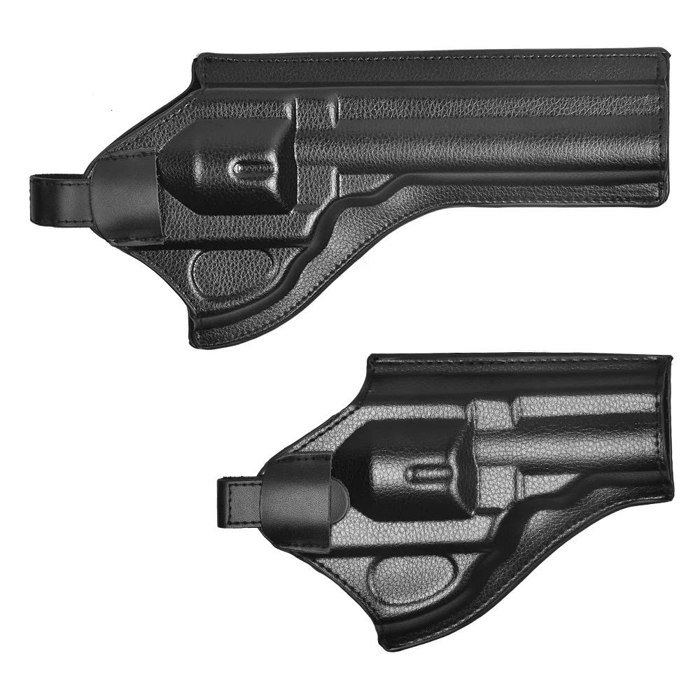 Military Tactical Revolver Holster Quick Draw Leather Hunting Universal Revolver 38 Pistol