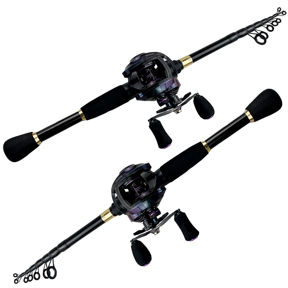 Ghotda Fishing Combo 1.6m 1.8m 2.1m 2.4m Spinning/Casting Fishing Rods 8 KG  Max Drag Power Reel for Catch Large Fish. - AliExpress