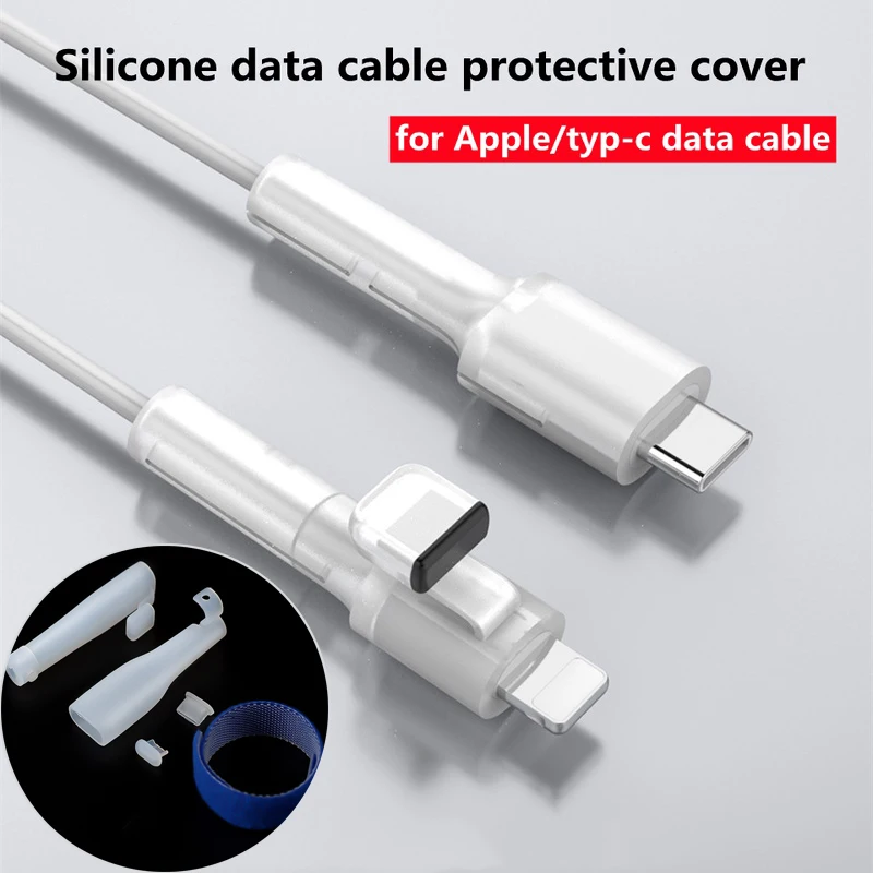 Funda protectora de Cable transparente, Clip Protector de Cable de cargador  para Apple iPhone 13, 12, 11Pro Max, XR, XS, 8, 7, 6 Plus, 1/10 unidades -  AliExpress