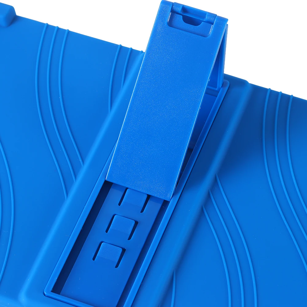 Durable Silicone Tablet Cover with Kickstand - Soft Shockproof Protector