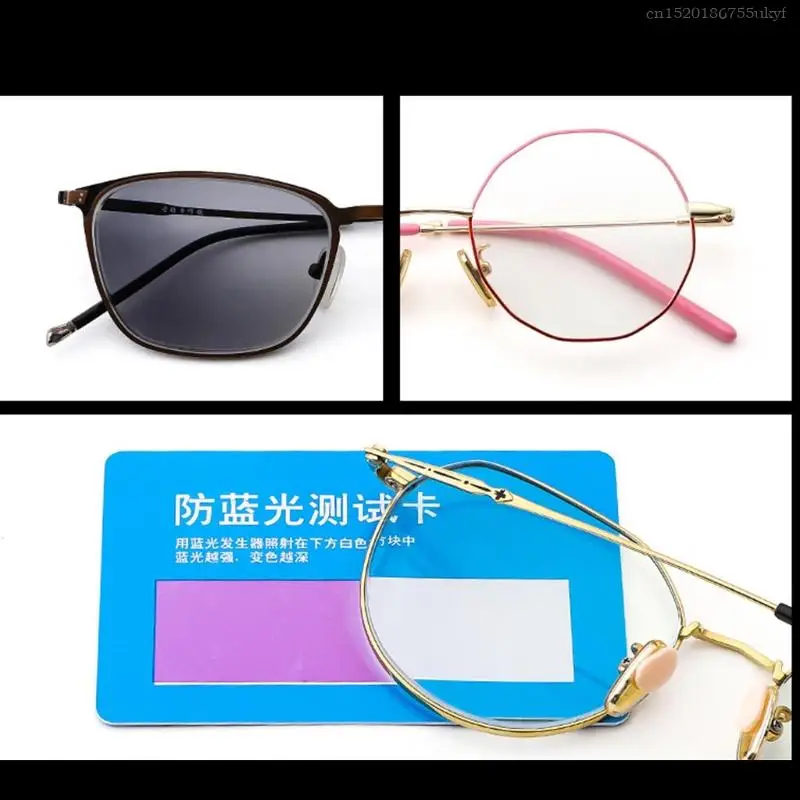 UV Tester Photochromic Lens Detector Anti Blue-ray Glasses Measurer with 15 LED Lights Testing Color Changing Lens 220V F1FB