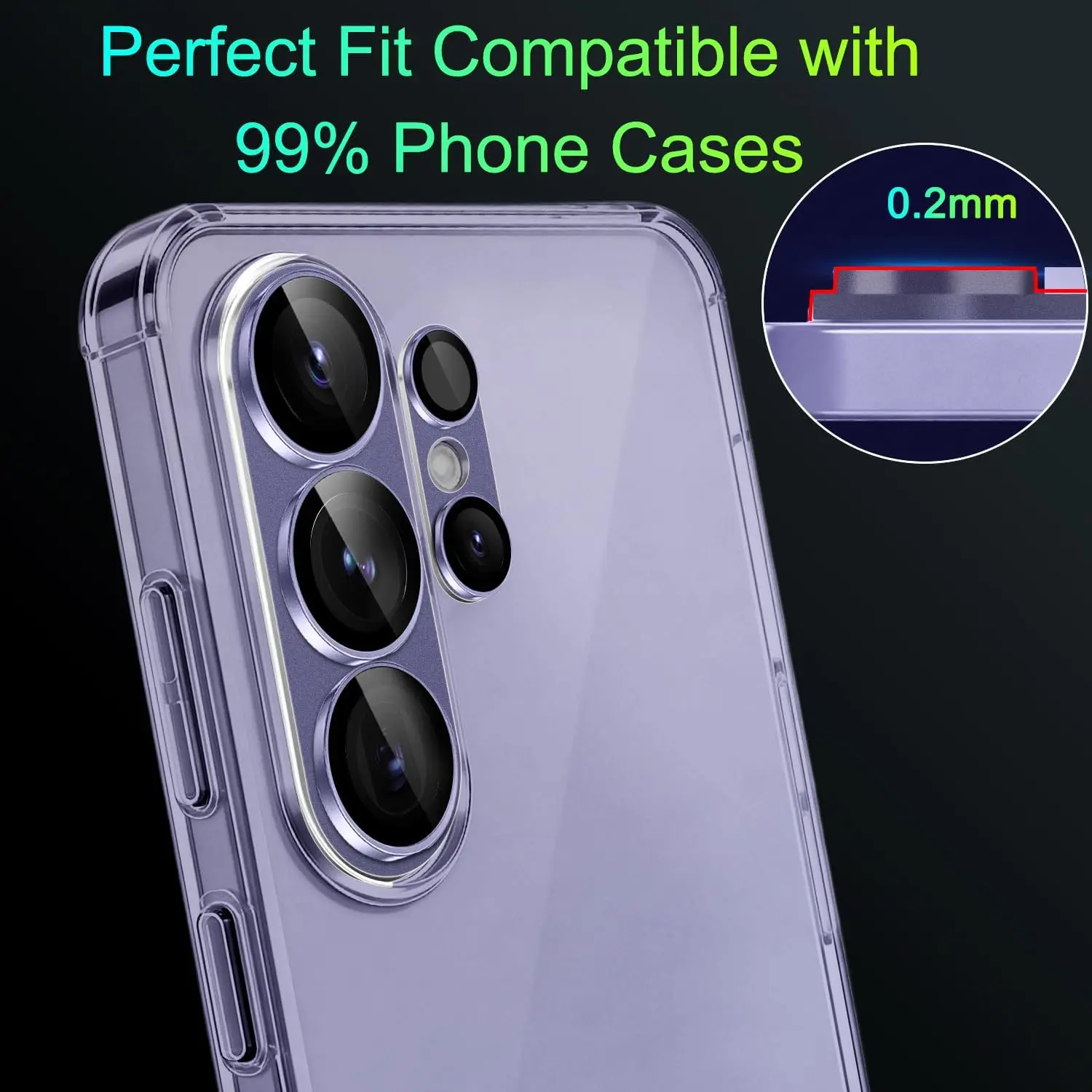 Premium Camera Lens Protector Film - Breakage-Resistant Tempered Glass Cover