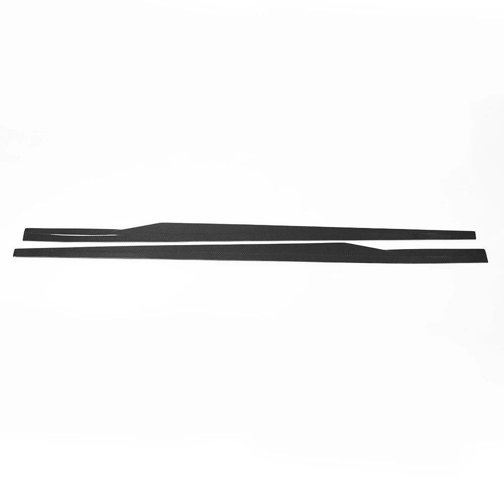 G87 사이드 스커트 R44 스타일 드라이 카본 파이버 자동차 바디 범퍼 키트 사이드 스커트 (M2 G87 2023-2024용)