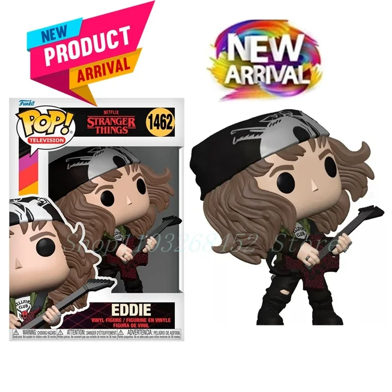 thumbnail image 1 of ¡¡¡NUEVO!!! FUNKO POP Stranger Series #1246 Eddie #1250 Dustin Steve Robin Eleven Colección de figuras de acción de vinilo Modelos para regalos, 1 of 5