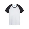 Sublimation Blank White T-shirt Polyester Solid Color Round Neck Short Sleeve Tops tees Shirt Dad Mon Kids Summer Clothing 6