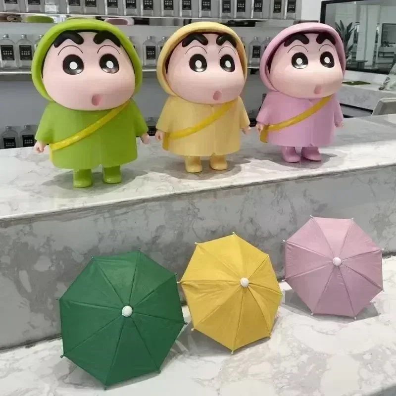 

Crayon Shin-Chan Large Raincoat Figure Series Model Car Ornament 40cm Doll Collection Decoration Anime Limited Birthday Gifts