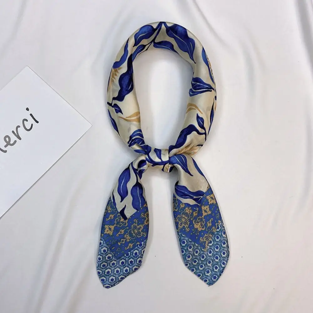 Women Head Hair Scarf Like Satin Silk Scarf Sleeping Hair Wrapping Night 27.5"