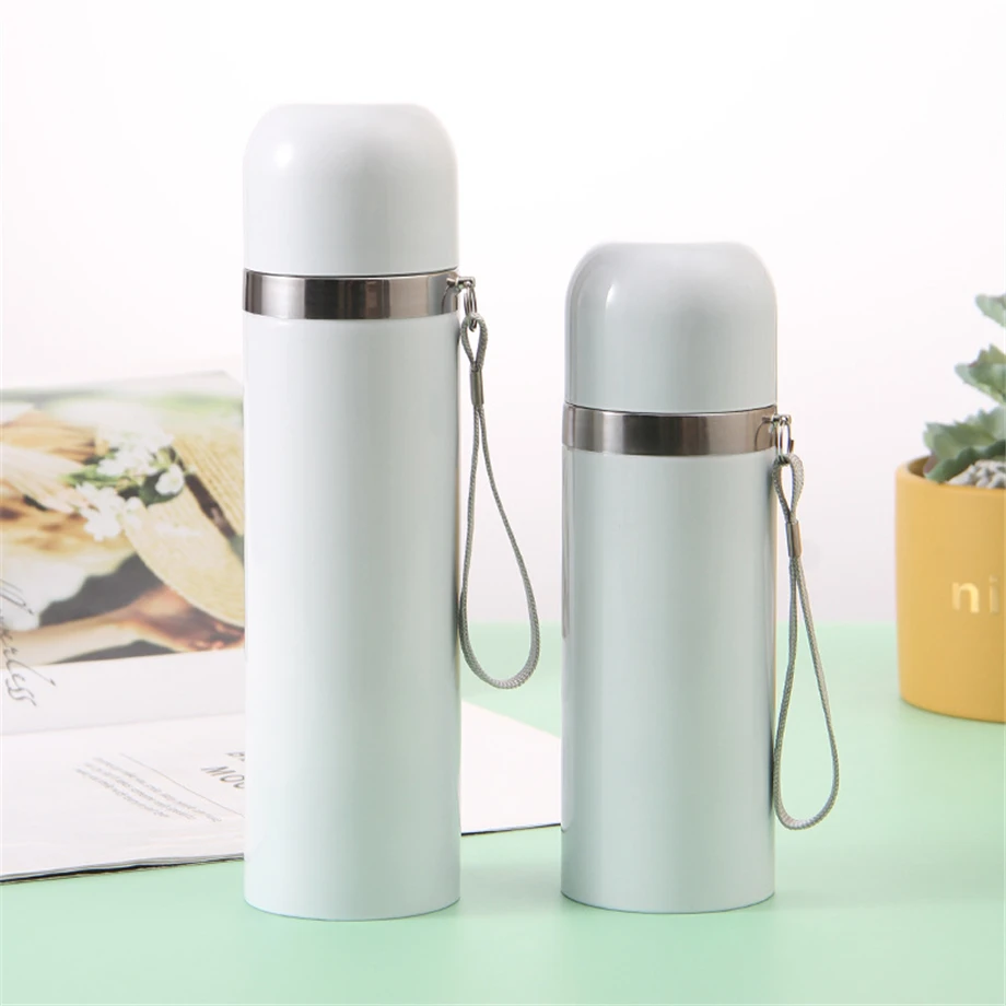 

100pcs/Lot Sublimation Straight Mug Cup Lid 17oz/500ml 12oz/350ml Bottle Travel 18/8 Stainless Steel Insulated Vacuum 2-Wall