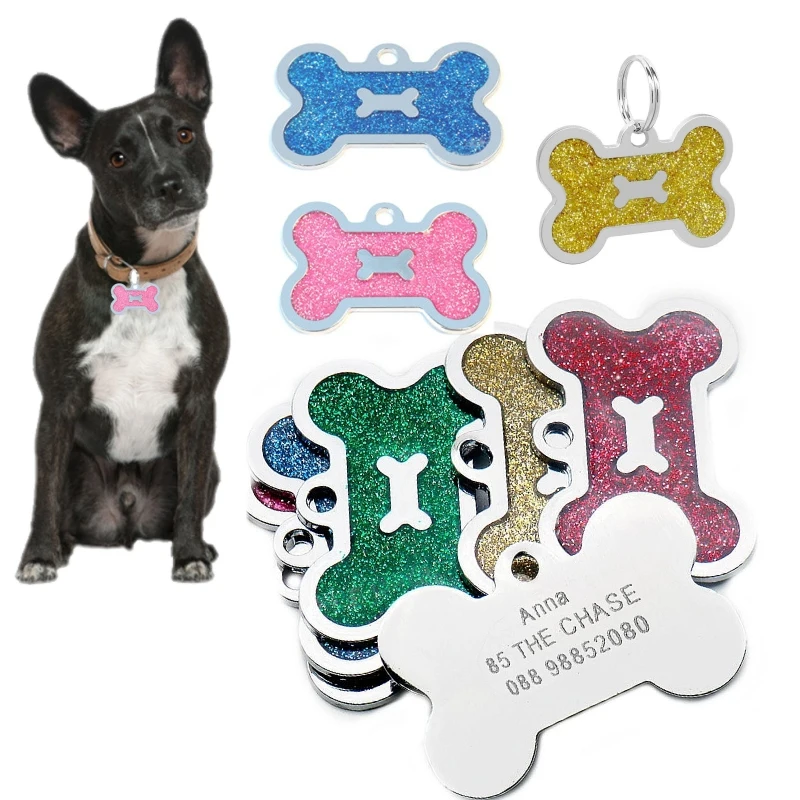 Dog Tag Personalized Pet ID Tags Free Engraved Custom Dog Collar Necklace Anti-lost pet id tags pet collar dog collar tags pet id medal pendant