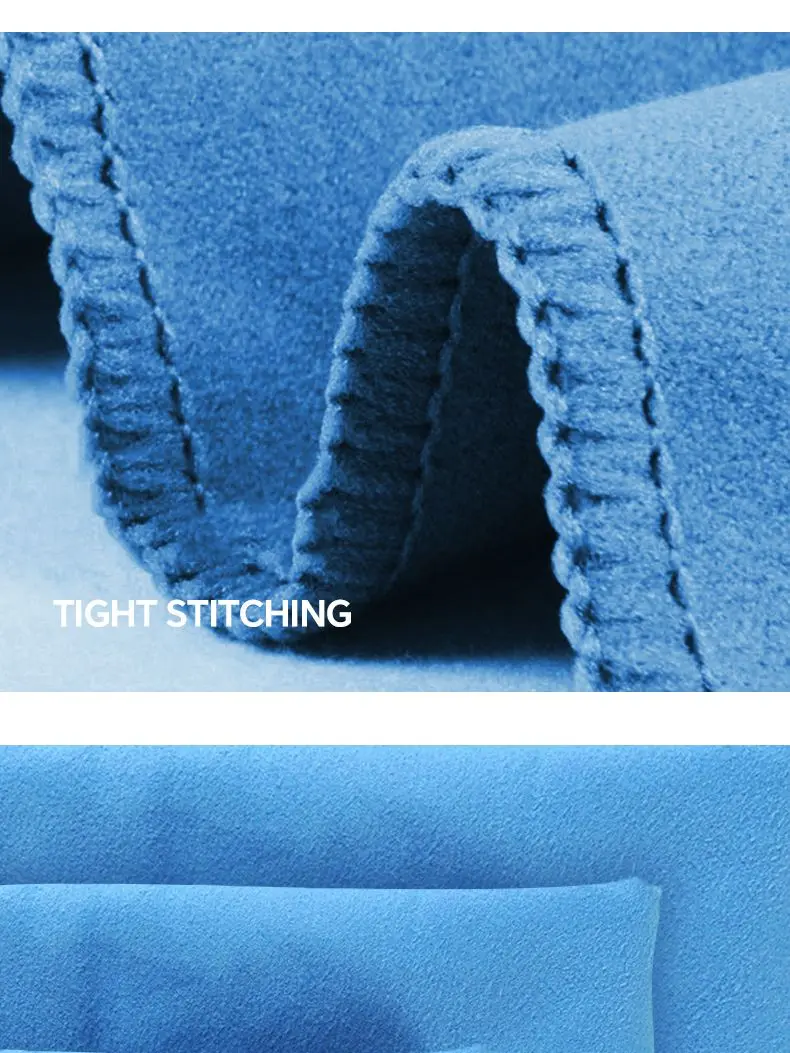 Sports Towel Microfiber Multifunctional Fast Dry Travel Fitness Gym Yoga Swimming Lightweight Sweat Absorbing 2 Pcs Set